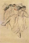 Edgar Degas Three Russian Dancers USA oil painting artist
